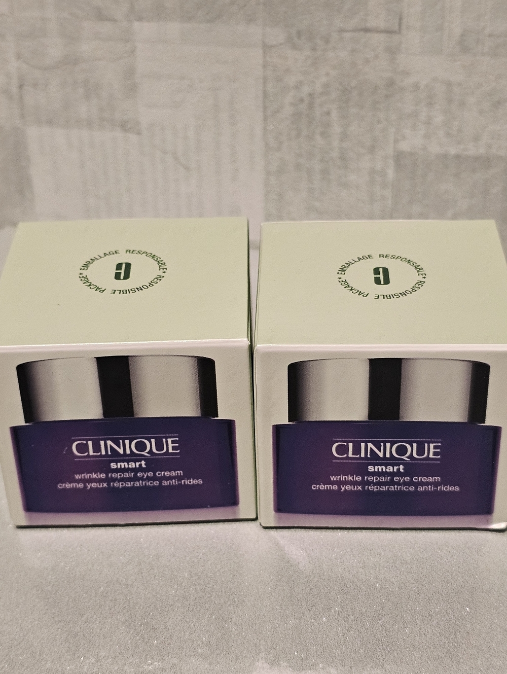 2x CLINIQUE Smart Wrinkle Correcting Eye Cream 15ml
